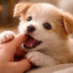 quando o cachorro filhote para de morder?